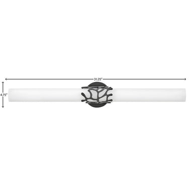 Hinkley Lyra Large LED Vanity Wall Sconce Alternative Image 3
