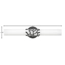 Hinkley Lyra Medium LED Vanity Wall Sconce Alternative Image 3