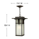 Hinkley Manhattan Alternative Image 11.25" Outdoor Medium Hanging Lantern - Alternative Image 2232OZ Alternative Image 1