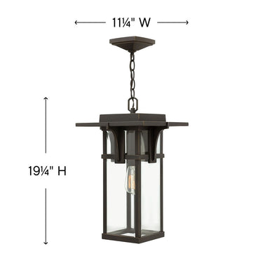 Hinkley Manhattan Alternative Image 11.25" Outdoor Medium Hanging Lantern - Alternative Image 2322OZ Alternative Image 1