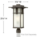 Hinkley Manhattan Outdoor Large Post Mount Lantern - Alternative Image 2231OZ Alternative Image 1