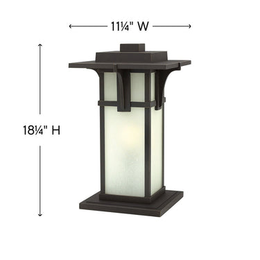 Hinkley Manhattan Outdoor Medium Pier Mount Lantern - Alternative Image 2237OZ Alternative Image 1