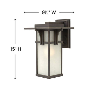 Hinkley Manhattan Outdoor Medium Wall Mount Lantern - Alternative Image 2234OZ Alternative Image 1