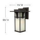 Hinkley Manhattan Outdoor Medium Wall Mount Lantern - Alternative Image 2235OZ Alternative Image 1