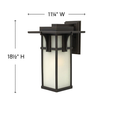 Hinkley Manhattan Outdoor Medium Wall Mount Lantern - Alternative Image 2235OZ Alternative Image 1