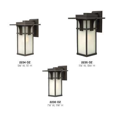 Hinkley Manhattan Outdoor Medium Wall Mount Lantern - Alternative Image 2235OZ Alternative Image 2