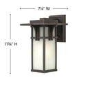 Hinkley Manhattan Outdoor Small Wall Mount Lantern - Alternative Image 2230OZ Alternative Image 1