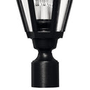 Hinkley Manor House Outdoor Large Post Mount Lantern - Alternative Image 1441BK Alternative Image 2
