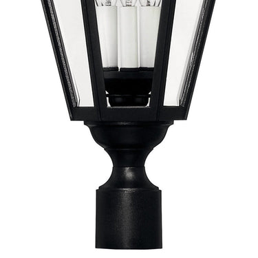 Hinkley Manor House Outdoor Large Post Mount Lantern - Alternative Image 1471BK Alternative Image 2