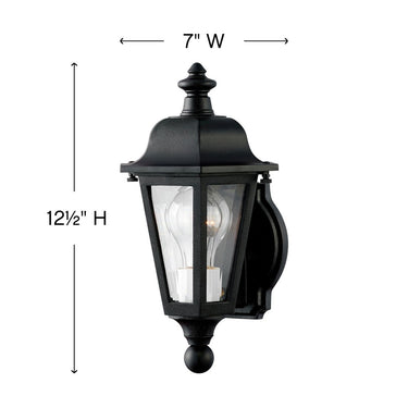 Hinkley Manor House Outdoor Small Wall Mount Lantern Alternative Image 1