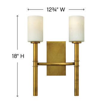 Hinkley Margeaux Medium Two Light Sconce Alternative Image 1