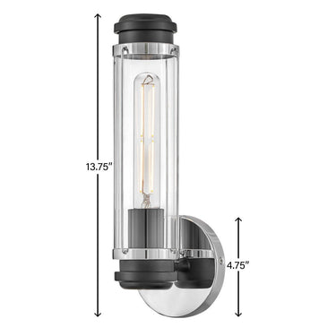 Hinkley Masthead Medium Single Light Vanity Wall Sconce Alternative Image 1