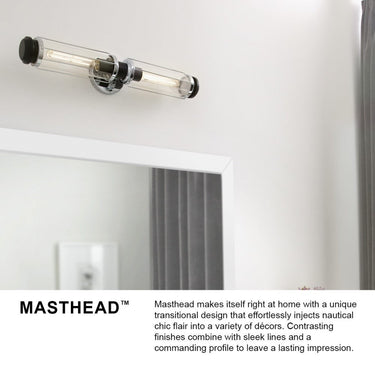 Hinkley Masthead Medium Single Light Vanity Wall Sconce Alternative Image 10