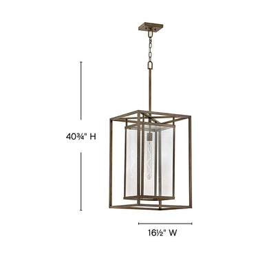 Hinkley Max Alternative Image 12V LED Alternative Image 16.5" Outdoor Extra Large Hanging Lantern Alternative Image 5