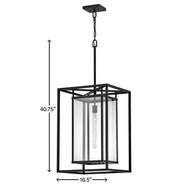 Hinkley Max LED Alternative Image 16.5" Outdoor Extra Large Hanging Lantern Alternative Image 1