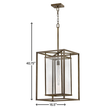 Hinkley Max LED Alternative Image 16.5" Outdoor Extra Large Hanging Lantern Alternative Image 6