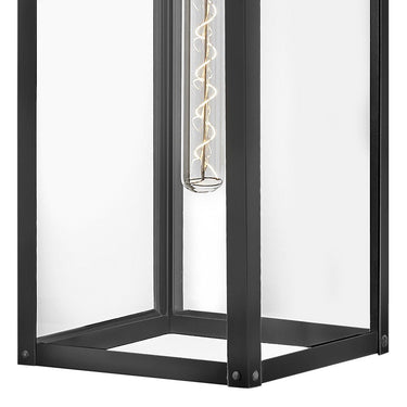 Hinkley Max LED Outdoor Large Wall Mount Lantern in Black Finish Alternative Image 1