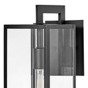 Hinkley Max LED Outdoor Medium Wall Mount Lantern in Black Finish Alternative Image 1