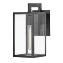 Hinkley Max LED Outdoor Small Wall Mount Lantern in Black Finish 