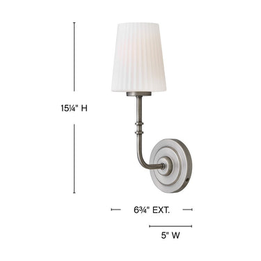 Hinkley McKenna Medium Single Light Sconce Alternative Image 1