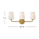 Hinkley McKenna Medium Three Light Vanity Wall Sconce Alternative Image 8