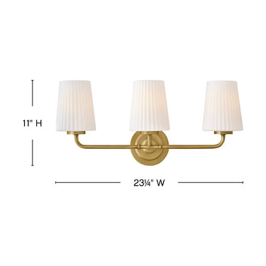 Hinkley McKenna Medium Three Light Vanity Wall Sconce Alternative Image 8