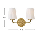 Hinkley McKenna Small Two Light Vanity Wall Sconce Alternative Image 10