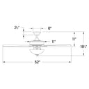 Hinkley Metro Illuminated 52" LED Fan Alternate Image-26