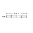 Hinkley Mila Large Four Light Vanity Wall Sconce Alternative Image 1