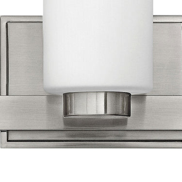 Hinkley Miley LED Medium Three Light Vanity Wall Sconce in Brushed Nickel Finish Alternative Image 2