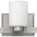 Hinkley Miley LED Medium Three Light Vanity Wall Sconce in Brushed Nickel Finish Alternative Image 3