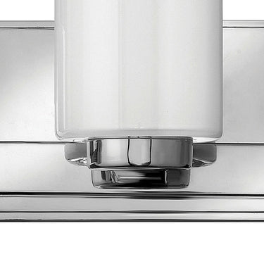 Hinkley Miley LED Medium Three Light Vanity Wall Sconce in Chrome Finish Alternative Image 2