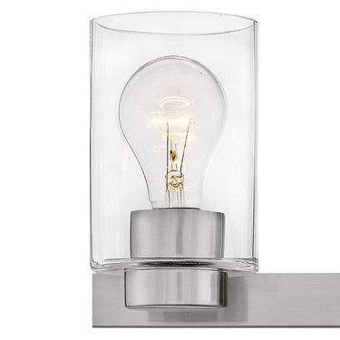 Hinkley Miley Medium Three Light Vanity Wall Sconce - Alternative Image 5053BN-CL Alternative Image 3