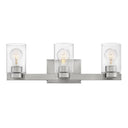 Hinkley Miley Medium Three Light Vanity Wall Sconce - 5053BN-CL 