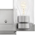 Hinkley Miley Small Two Light Vanity Wall Sconce - Alternative Image 5052BN-CL Alternative Image 2