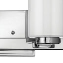 Hinkley Miley Small Two Light Vanity Wall Sconce in Chrome Finish Alternative Image 1