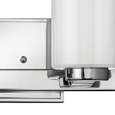 Hinkley Miley Small Two Light Vanity Wall Sconce in Chrome Finish Alternative Image 1