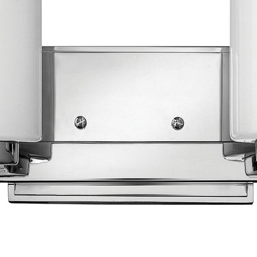 Hinkley Miley Small Two Light Vanity Wall Sconce in Chrome Finish Alternative Image 3