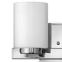 Hinkley Miley Small Two Light Vanity Wall Sconce in Chrome Finish Alternative Image 4