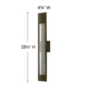 Hinkley Mist Outdoor Large Wall Mount Lantern Alternative Image 1