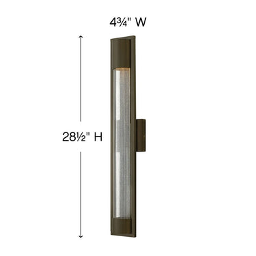 Hinkley Mist Outdoor Large Wall Mount Lantern Alternative Image 1