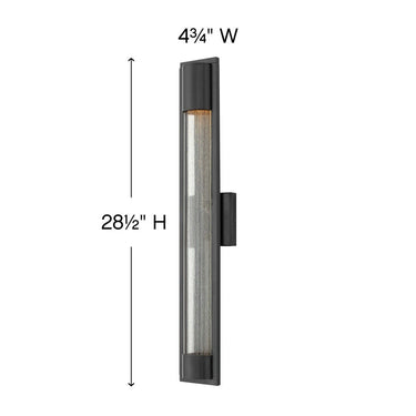 Hinkley Mist Outdoor Large Wall Mount Lantern Alternative Image 4