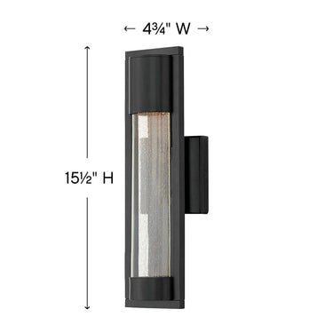 Hinkley Mist Outdoor Medium Wall Mount Lantern Alternative Image 5