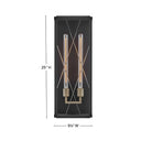 Hinkley Monte Outdoor Large Wall Mount Lantern - Alternative Image 28885BK Alternative Image 1