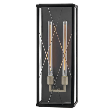 Hinkley Monte Outdoor Large Wall Mount Lantern - 28885BK 