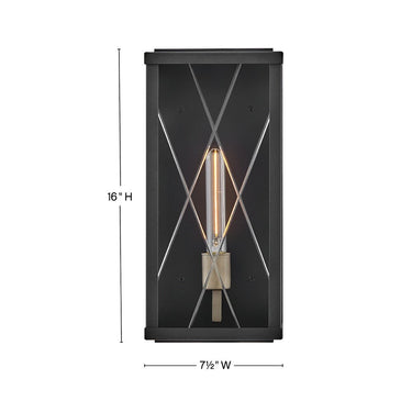 Hinkley Monte Outdoor Medium Wall Mount Lantern Alternative Image 1