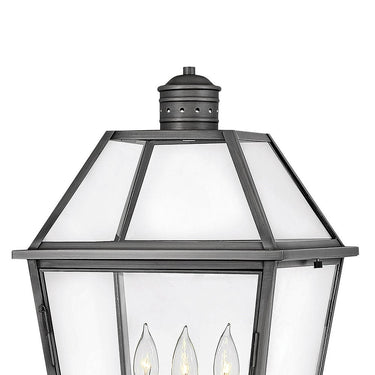 Hinkley Nouvelle Outdoor Large Post Mount Lantern Alternative Image 2