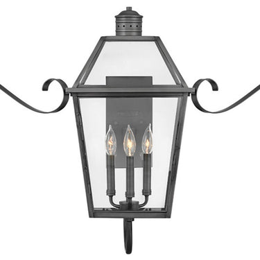 Hinkley Nouvelle Outdoor Large Wall Mount Lantern - Alternative Image 2774BLB Alternative Image 4