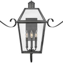 Hinkley Nouvelle Outdoor Large Wall Mount Lantern - Alternative Image 2774BLB-SCR Alternative Image 1