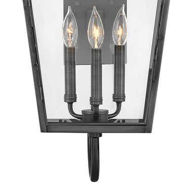 Hinkley Nouvelle Outdoor Large Wall Mount Lantern - Alternative Image 2774BLB-SCR Alternative Image 2
